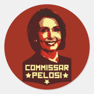 Sticker Rond Commissaire Pelosi