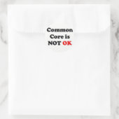 Sticker Rond Common Core n'est pas OK ! (Sac)