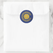 Sticker Rond Commonwealth (Sac)