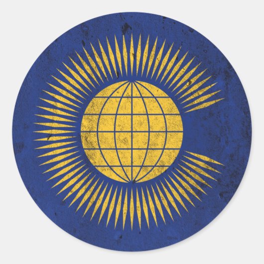 Sticker Rond Commonwealth (Devant)