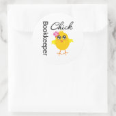Sticker Rond Commutateur Chick (Sac)