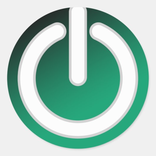 Sticker Rond Commutateur d'alimentation de secours (Devant)