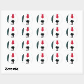 Sticker Rond Commutateur lumineux (Feuille)