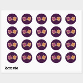 Sticker Rond Compatibilité PB&J (Feuille)