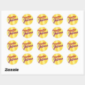 Sticker Rond Complète en Jésus (Feuille)