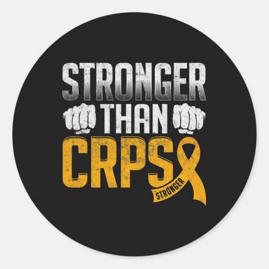 Sticker Rond Complexe de sensibilisation RSD SCRC Syndrome régi (Devant)