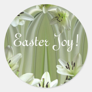 Sticker Rond Composition en lis