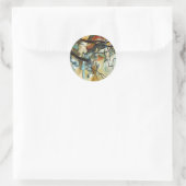 Sticker Rond Composition Kandinsky V Peinture Abstraite (Sac)
