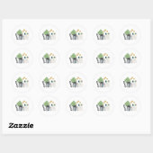 Sticker Rond Comptable (Feuille)
