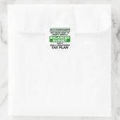 Sticker Rond Comptable comptable comptabilité comptable Finance (Sac)