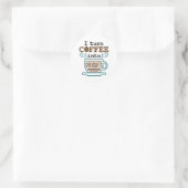 Sticker Rond Comptable CPA I Transforme Le Café En Tableaux (Sac)