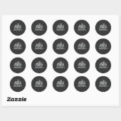 Sticker Rond Comptable Jugement de vos feuilles de calcul (Feuille)