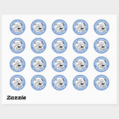 Sticker Rond Comptables Agréés et Comptables. (Feuille)