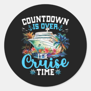Sticker Rond Compte À Recompte Est Fini Son Temps De Croisière