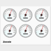 Sticker Rond compteur de vitesse (Feuille)