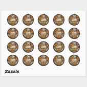 STICKER ROND COMPTEZ VOS BÉNÉDICTIONS (Feuille)