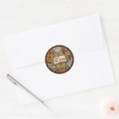 STICKER ROND COMPTEZ VOS BÉNÉDICTIONS (Enveloppe)