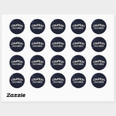 Sticker Rond Compton Californie (Feuille)