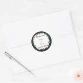 Sticker Rond Comté Cork Celtic Mariage Merci (Enveloppe)