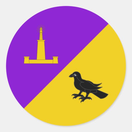 Sticker Rond Comté d'Avonmore (Devant)