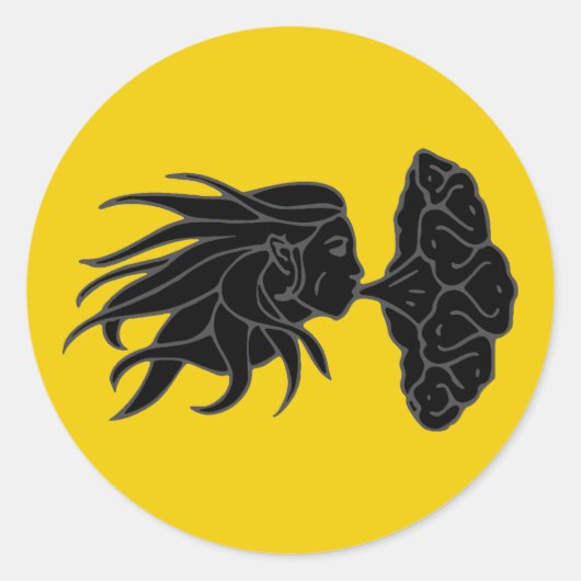 Sticker Rond Comté de Darton Populace Badge (Devant)