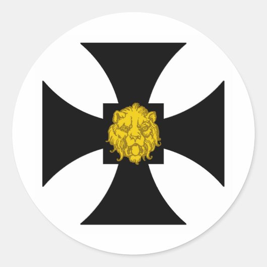 Sticker Rond Comté de Lionsdale Populace Badge (Devant)