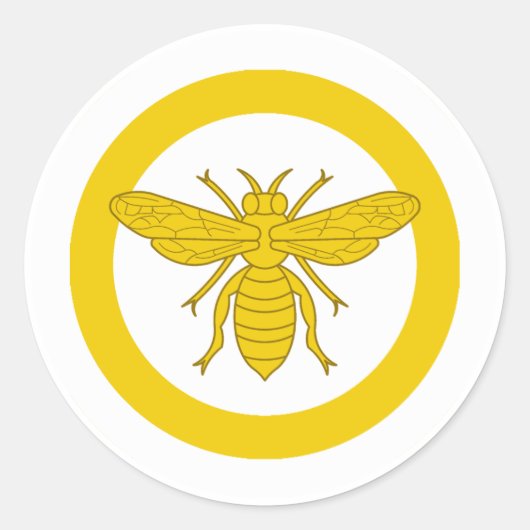 Sticker Rond Comté de Marion Glen Populace Badge (Devant)