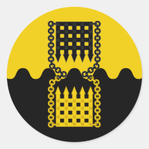 Sticker Rond Comté de Schattenor Populace Badge