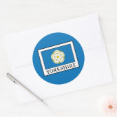 Sticker Rond Comté de Yorkshire (Enveloppe)