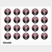 Sticker Rond Comte Dracula (Feuille)