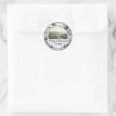 Sticker Rond Comté Prince Edward Canada (Sac)