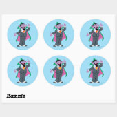 Sticker Rond Comte von Compte Style Classique (Feuille)