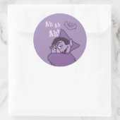 Sticker Rond Comte von Count - Ah Ah Ah Ah ! (Sac)
