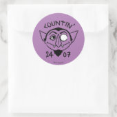 Sticker Rond Comte von Count Skate Logo - Compter 24/7 (Sac)