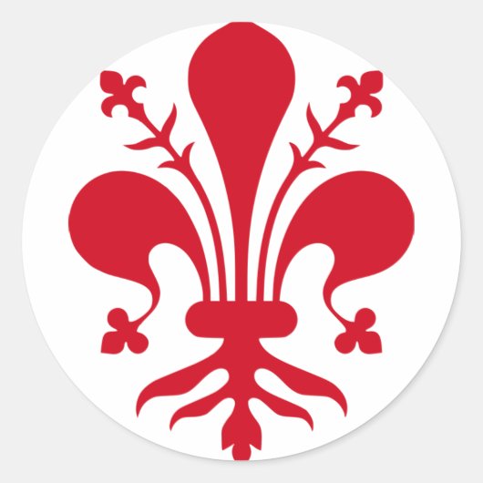 Sticker Rond Comune di Firenze (Devant)