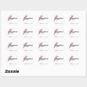 Sticker Rond Con Fusion, la fusion n'est pas con (Feuille)