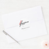 Sticker Rond Con Fusion, la fusion n'est pas con (Enveloppe)