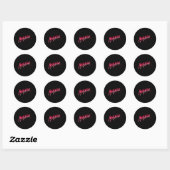Sticker Rond Conan Grey Iac (Feuille)