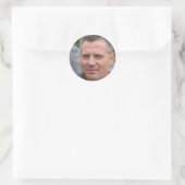 Sticker Rond Concentration sur le bien (Sac)
