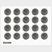 Sticker Rond Concepteur graphique (Feuille)