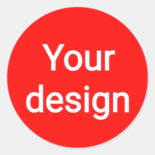 Sticker Rond Conception (Devant)