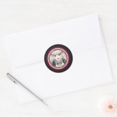 Sticker Rond Conception Animée du logo (Enveloppe)