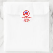 Sticker Rond Conception anti-Trump (Sac)