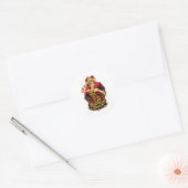 Sticker Rond conception balinaise (Enveloppe)