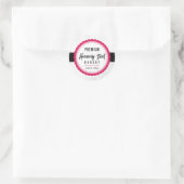 Sticker Rond Conception classique (Sac)