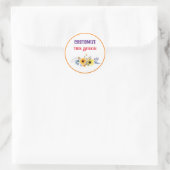 Sticker Rond Conception classique d'autocollants ronds (Sac)