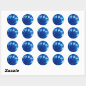 Sticker Rond Conception cravate-colorant (Feuille)