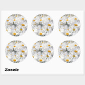 Sticker Rond Conception Daisy (Feuille)