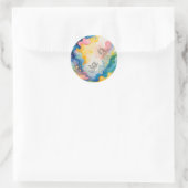 Sticker Rond Conception d'anges (Sac)