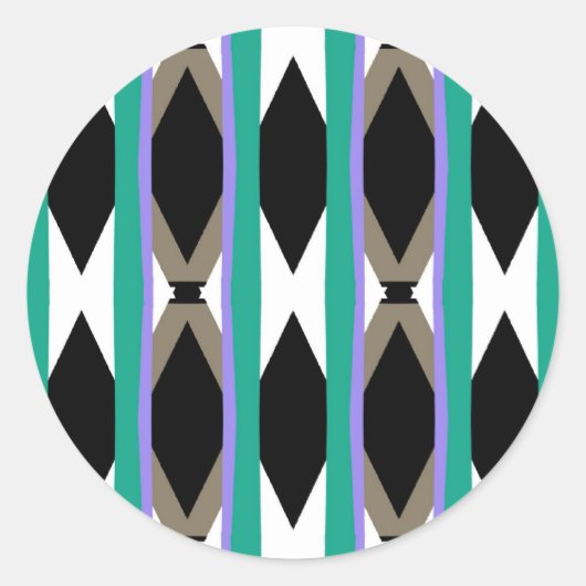 Sticker Rond Conception d'ascenseur dans les années 1930 (Devant)